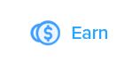 coin icon with "Earn" text