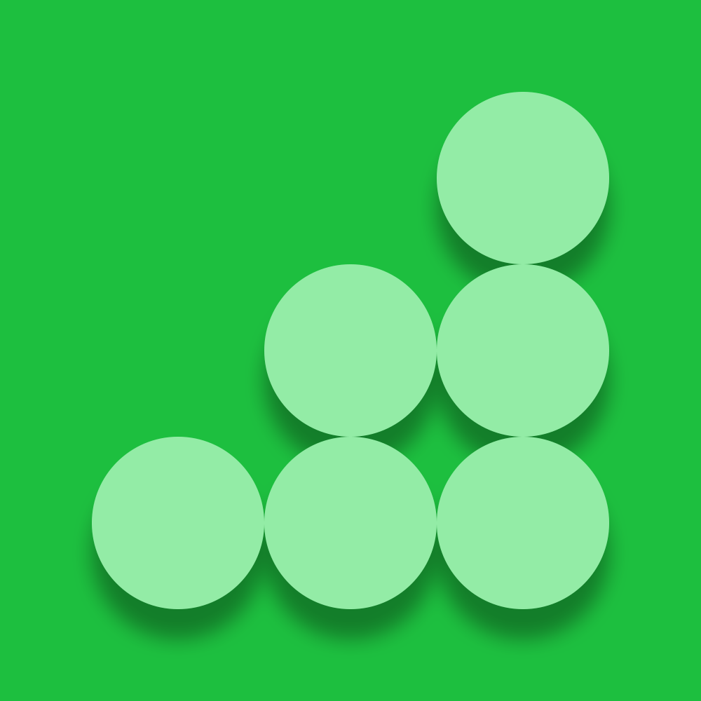 light green dots on green background