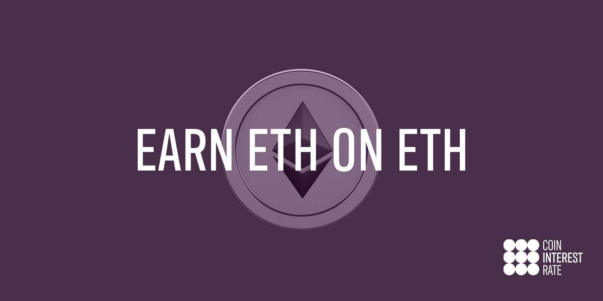 earn eth on eth text on purple background