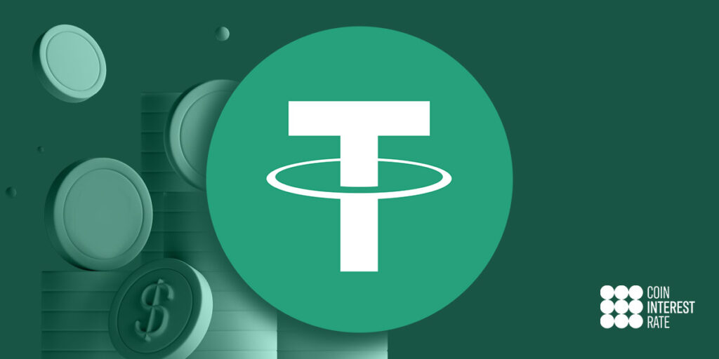 Tether Interest Rates, showing the USDT logo/icon